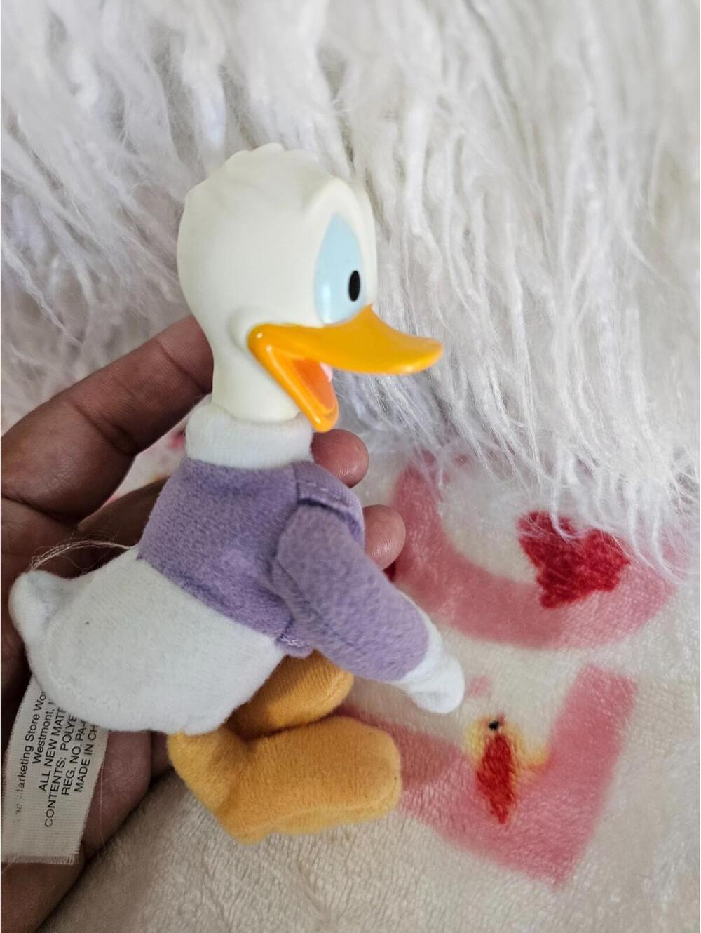 2001 Disney House Of Mouse Donald Duck Plush McDonald's Doll Toy Multicolor 5" - Picture 9 of 10